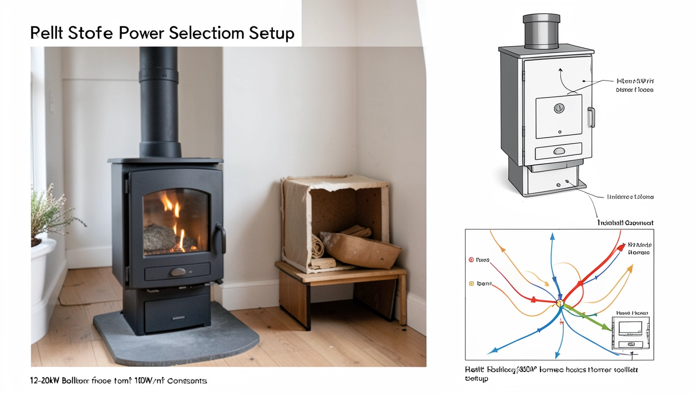 Dobór mocy przy instalacji pieca na pellet