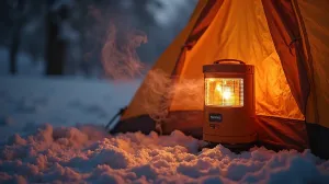 Bezpieczne ogrzewanie do namiotu
