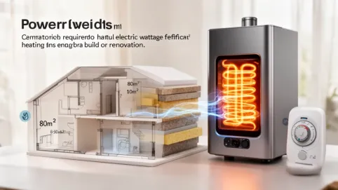 Jakiej mocy piec elektryczny do domu 80m2