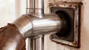 Rura od pieca do komina kwadratowa